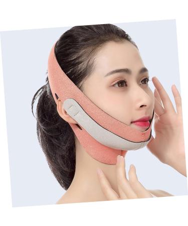 DOITOOL Thin Face Belt Lifting Tape V Shaped Face Lifting Belt Silicone Rice Paddle Spoon V Line Belt Face Shaping Strap Chin Straps Double Chin Reducer Breathable Small Device Spandex - Buy Online on GoSupps.com