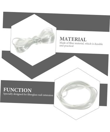 POPETPOP Fiber Nails 1 Square Glass De Unhas Glassine Clear Glass Fiberglass Glases Manicure Extension Fiber Manicure Fiber Glasses Nail Silk Fiber Size 1 As Shown - Buy Online on GoSupps.com