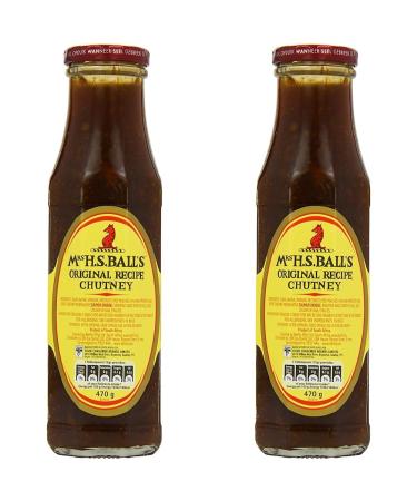 Mrs H.S. Ball's Original Recipe Chutney 470g (Pack of 2) - Buy Online on GoSupps.com