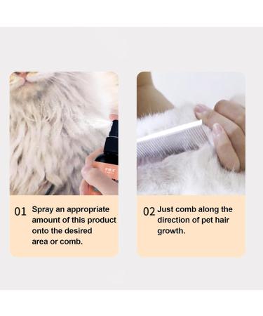  Stronrive Dog detangler - Cat detangling spray 100ml essential oil-infused detangling spray for cats with vitamin E supplies - Buy Online on GoSupps.com