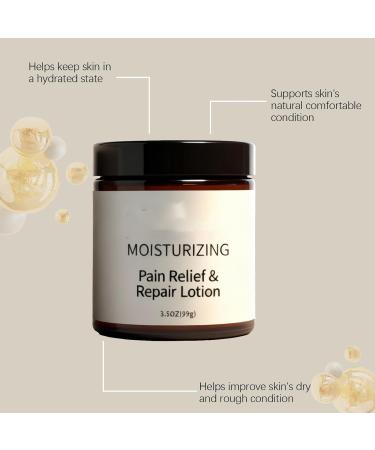  Sgjwyc 99g of soothing and repairing lotion moisturizing body lotion soothing and repairing cream uses natural plant-based ingredients fast-absorbing and moisturizing - Buy Online on GoSupps.com