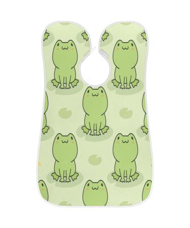 Frog Dragonfly Beard Bib Apron | Non-Stick Waterproof Beard Hair Catcher for Men | Ideal Grooming Cloth with Suction Cups | Perfect Gift for Men - Buy Online on GoSupps.com