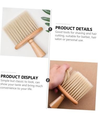 DOITOOL 1pc Hair Brush Hair Remover Brush Barber Mens Hairbrush Barber Haircut Duste Face Cleaner Brush Men Neck Salon Duster Practical Beard Brush Dedicated Man Beech Soft Brush 10.6X4.7cm As Shown - Buy Online on GoSupps.com