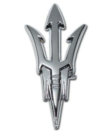 Arizona State Shiny Chrome Auto Emblem (Pitchfork)