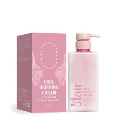 Hairhalo Curl Defining Cream, Hairhalo Curl Defining Cream, Curl Defining Cream, Curl Cream For Curly Hair Anti-Frizz, Moisturizing (1 pc)