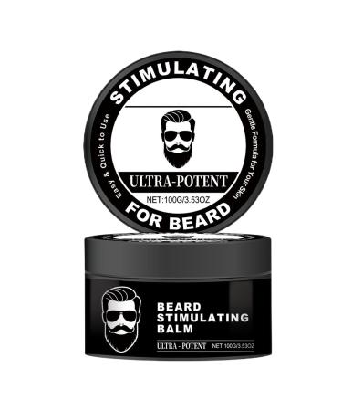 Mustache Balm - 100g Smoothing Formula Beard Butter | Soft Beard Care Balms | For winter travel key moments date nights and