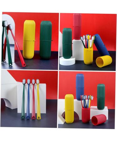 Minkissy Toothbrush Wraps & Holders - Travel-Friendly Tooth Hygiene Set | 8 Manual Care Brushes for Fresh Breath - Buy Online on GoSupps.com