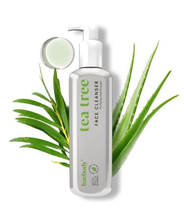 Baebody Tea Tree Cleansing Gel - Gentle Deep Cleansing Face Wash - Tea Tree Facial Cleanser for Clear Skin (8 fl oz/236 ml)