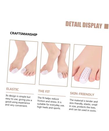 Healeved Silicone Toe Protector Caps - 6 Pairs | Thumb & Big Toe Sleeves for Bunion Relief | Gel Guards for Front Feet - Sebs Material - Buy Online on GoSupps.com