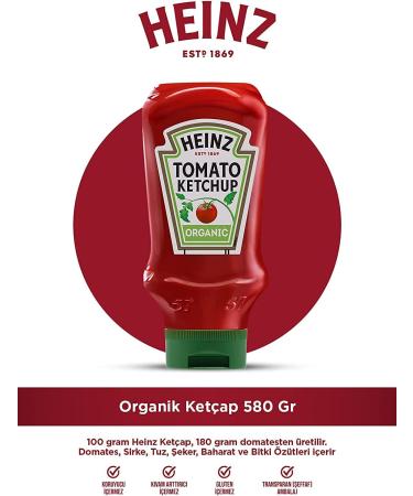 Heinz Organic Tomato Ketchup 580g | Sold by Gronets - Buy Online on GoSupps.com