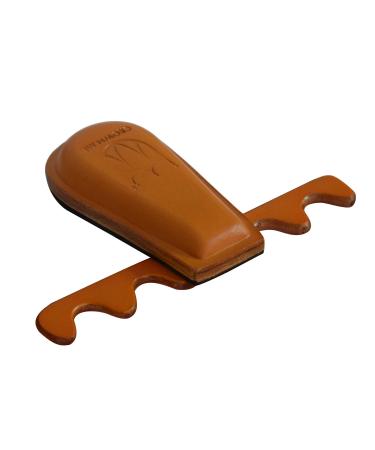 Weighted 4-Cue Leather pool cue holder Leather color