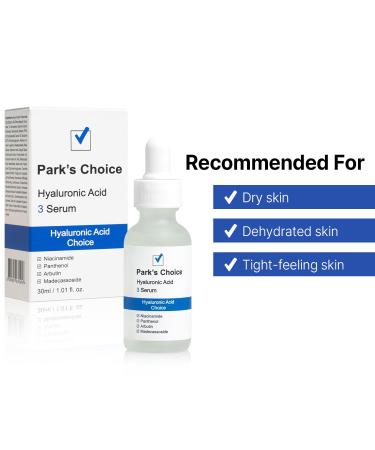 Park's Choice Hyaluronic Acid 3 Serum with Niacinamide & Madecassoside, 1.01 fl.oz. - Buy Online on GoSupps.com