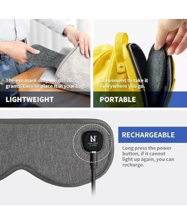 Aroma Season Heated Eye Mask - Cordless Moist Heat Compress for Blepharitis & Dry Eyes Treatment - Buy Online on GoSupps.com