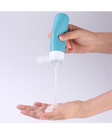 LECUNE 4-Pack 60ml Silicone Travel Bottles - Perfect for Shampoo Lotion & Cosmetics - Includes Plastic Bags & Label - Ideal Travel Size Containers for International Shipping - Buy Online on GoSupps.com