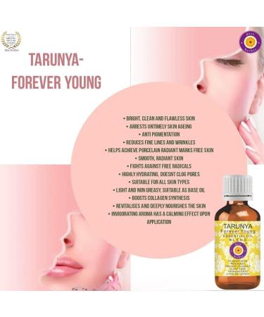 Deve Herbes Tarunya - Forever Young - Anti Ageing Blend of Patchouli Cypress Clary Sage Myrrh Frankincense French Lavender Essential Oils in Chilean Rosehip Oil 15ml (0.50 oz) Tarunya 15ml (0.50 oz )Tarunya - Buy Online on GoSupps.com
