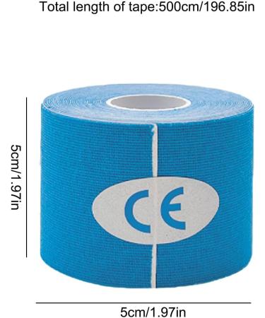 Shakven Synthetic Kinesiology Athletic Tape | Waterproof Kinesiology Athletic Tape Elastic Precut Strips Athletic Wraps for Rehabilitation Patients 1 - Buy Online on GoSupps.com