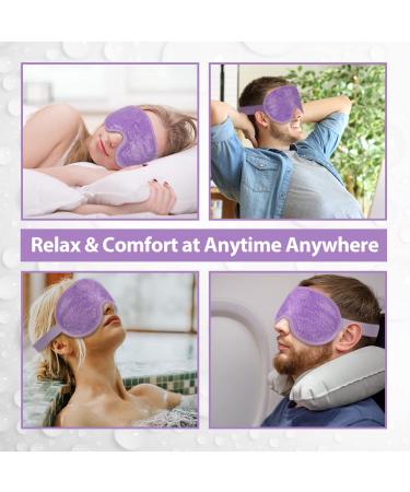 NEWGO Cooling Gel Eye Mask - Reusable Cold Eye Pack for Puffy Eyes, Dark Circles, Migraine Relief - Purple - Buy Online on GoSupps.com