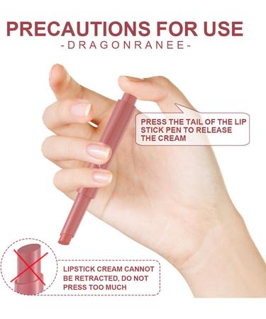 Lip Pencil - Long-Lasting Nourishing Intense Pigment | Glossy Lipstick for Makeup - For Mother Wife Girlfriend Friends Travel Home University Dates Beach - Buy Online on GoSupps.com
