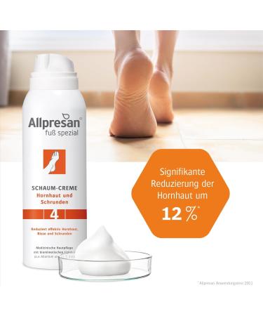  Allpresan Allpresan Special Foam Foot Cream No. 4 for Callus and Cracks - Daily Care for Callus Skin - 3 x 125 ml - Buy Online on GoSupps.com