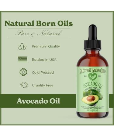 Natural Born Oils Avocado Oil 1 Gallon Organic Cold-Pressed Vitamins & Minerals Deep Skin Conditioning Hair Revitalization 128 Fl Oz (Pack of 1) - Buy Online on GoSupps.com