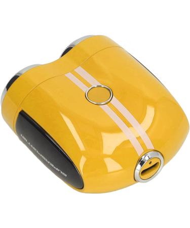 Mini Electric Beard Trimmer - IPX7 Waterproof Type C Charging Dual Use for Travel - Small Shaver in Yellow - Buy Online on GoSupps.com
