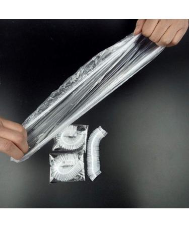 20 Disposable Shower Hoods Transparent Plastic Bathing Caps for Women | Travel Spa Home & Salon Use - Buy Online on GoSupps.com
