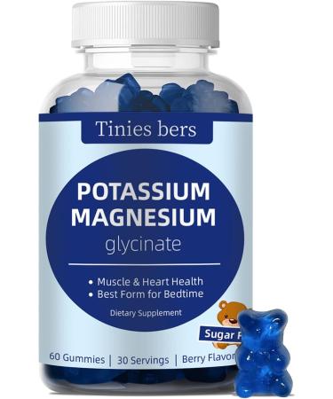Magnesium Threonate & Potassium Magnesium Gummies 500mg | Sugar-Free, Vegan, Non-GMO | Natural Fruits Flavor for Adults & Kids - Buy Online on GoSupps.com