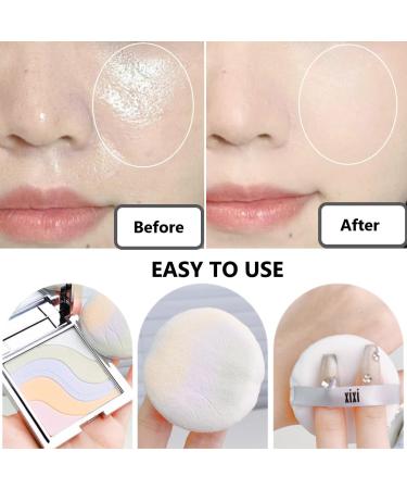  KARLOR 5 in 1 Compact Fixing Powder Mattifying Palette Color Correction Face Setting Powder Compact Powder Slightly Flawless for Repairs Fixing - Buy Online on GoSupps.com