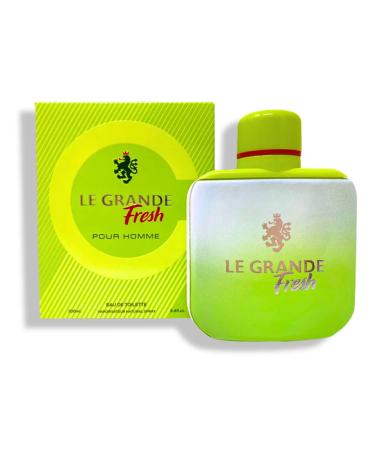 LE GRANDE FRESH POUR HOMME EAU DE TOILETTE 3.4 FL. Oz. Fresh and sparkling men's fragrance.