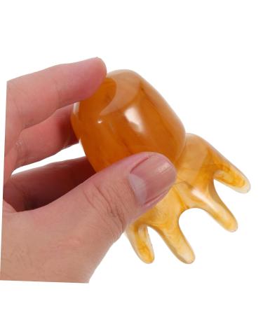 Fomiyes 2-Pack Resin Stone Massage Comb | Gua Sha Scalp & Face Massage | Chinese Beesenwachsharz for Holistic Wellness - Buy Online on GoSupps.com
