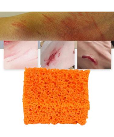 Verdant Touch FX Makeup FX Blood Scar Stubble Effect Wound Makeup Stipple Sponge for Halloween Xmas (Small Hole) - Buy Online on GoSupps.com