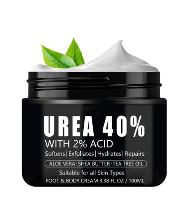 Urea Cream Urea 42% Foot Cream Ultra Moisturizing Heel Balm For Callus Removal and Soften Cracked Heel Repair Cream for Dry Skin Urea Lotion for Feet Hand & Body Maximum Strength