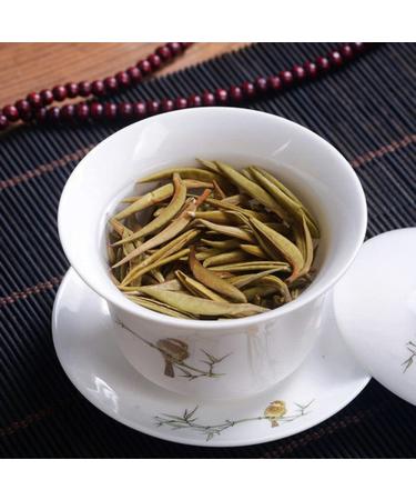 HELLOYOUNG 50g de th blanc Pu-erh naturel chinois en vrac Baihao Yinzhen Fabriqu la main selon des techniques traditionnelles base d'aliments verts il a un go t cors  - Buy Online on GoSupps.com