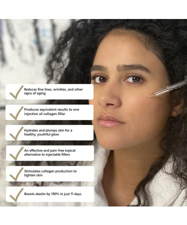 No Needle Plumping Serum - Hyaluronic Acid Anti-Aging Face Serum for Fine Lines & Wrinkles | Niacinamide 1 FL Oz - Professional Grade Skincare - Buy Online on GoSupps.com