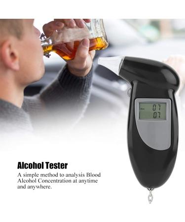 Zerone Alcohol Tester Digital Breathalyzer | Portable Keychain Breathalyzer with Mouthpieces | Professional-Grade Accuracy for Personal & Professional Use - Buy Online on GoSupps.com