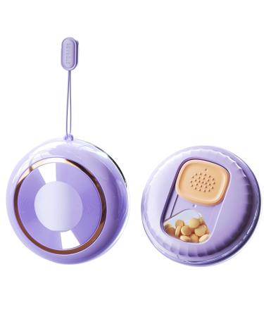 Medicine Box Good Sealing Daily Medicine Organizer Portable 4 Grids Plastic for Travel ()