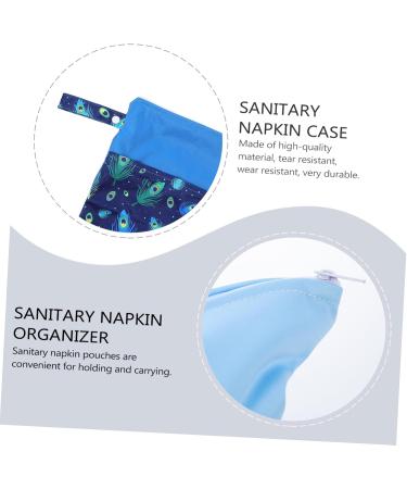 Buy Healvian Women's Menstrual Storage Bag - 2 Pcs Double Zipper Travel Tampon Organizer 35x23cm - Buy Online on GoSupps.com