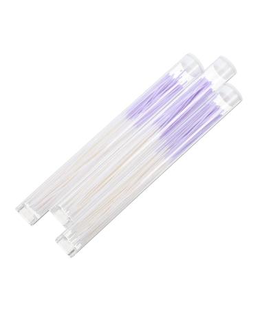 Healeved Ear Piercing Kit 180pcs Earring Hole Cleaner Rose Fragrance Odor Removal Ear Care Kit Disposable Ear Hole Cleaning Lines Adults Ear Cleaning Tools Ear Hole Cleaners Violet Mens Earrings