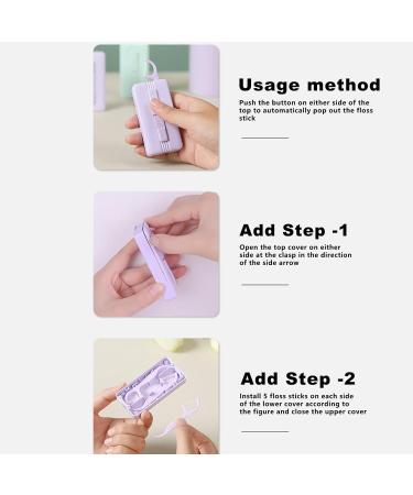 Portable Dental Dispenser & Holder | Compact Tooth Flap Organizer & Floss Case | Travel-Friendly Dental Accessories - Buy Online on GoSupps.com