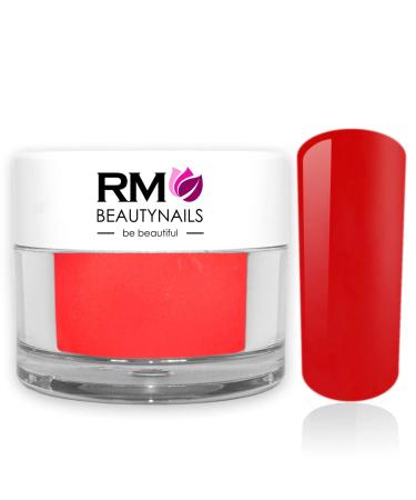 Acrylic Color Powder Red Powder Nail Design Nails Fingernail RM Beautynails 1 Pack (1x 10g) Red 10g