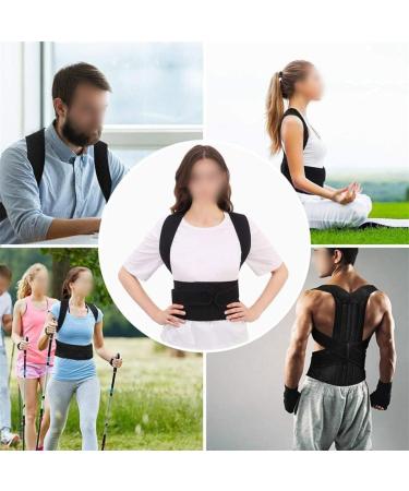 Adjustable Posture Corrector Back Support Shoulder Back Brace Posture Spine Corrector Postural Fixer Tape Tools - Buy Online on GoSupps.com