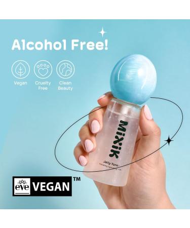 MIXIK Jelly Toner Spray for Face - Skincare Mist Alcohol-Free Facial Toner for Hydrating Made of Rose Water Avocado Oil Blue Agave Extract (80 ml (2.7 fl oz) Full Size) 1 Count (Pack of 1) Full Size - Unscented - Buy Online on GoSupps.com