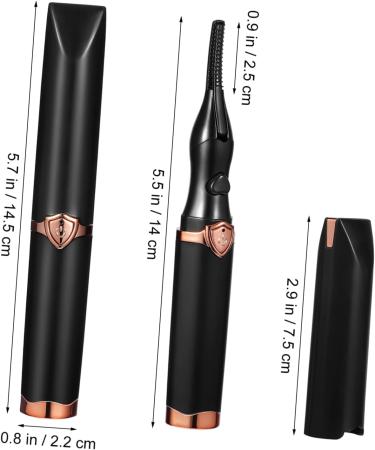 Healeved 1Set Electric Eyelash Curler USB Charging Eyelash Curler for Women (Black) - Buy Online on GoSupps.com