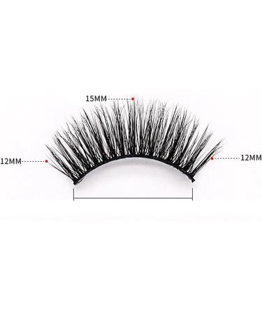 Balawin 80 Pairs 3D Chemical Fiber Lashes Natural False Eyelashes Dramatic Volume Lashes Makeup Extension Eyelashes - Buy Online on GoSupps.com