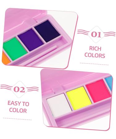 Beatifufu 1 Set Makeup Eyeshadow Palette Makeup Palette Fluorescence Eyeliner Eye Makeup Plate Powder 1 count (Pack of 1) Multi - Buy Online on GoSupps.com