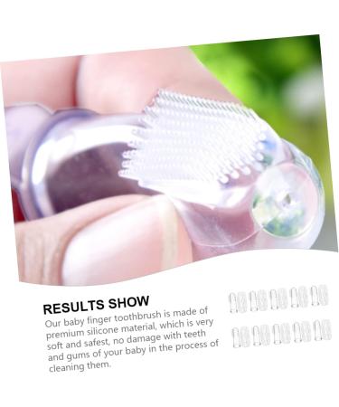 Buy Gleavi 10 Sets Fingerbrush Toothbrush for Toddlers Soft Silicone Baby Dental Toy & Massage Device Travel-Friendly Gemkind Toys - Buy Online on GoSupps.com