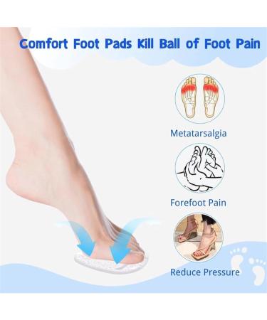 Buy 2 Pairs Silicone Toe Pads - Non-Slip Forefoot Inserts for High Heels & Sandals | Gel Shoe Insoles for Comfort | International Shipping - Buy Online on GoSupps.com