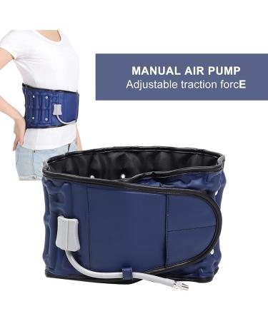 Ankroyu Waist Traction Belt - Breathable Lumbar Spine Support & Inflatable Waist Support (Blue) - International Shipping - Buy Online on GoSupps.com
