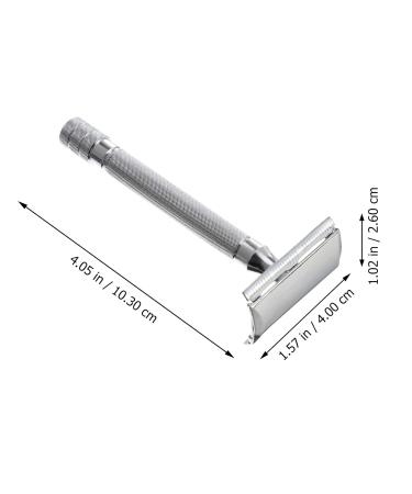 Manual Safety Razor - Durable Shaving Tool for Men | Double Edge Beard Trimmer & Facial Razor - Buy Online on GoSupps.com