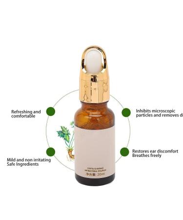 Organic Coptis Ear Solution Drops 20ml for Tinnitus & Earache Relief - Natural Formula for Adults - Portable & Effective - Buy Online on GoSupps.com